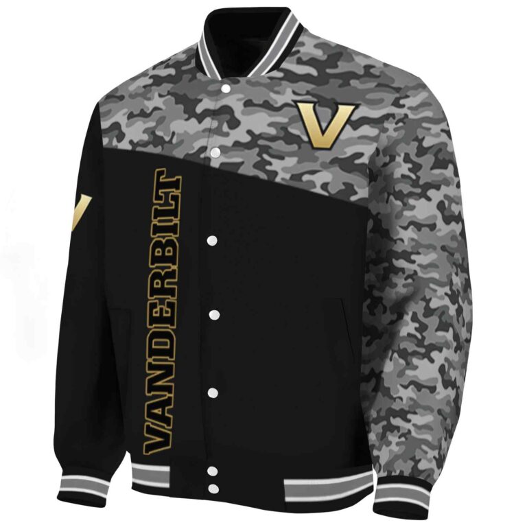 vanderbilt commodores camo patchwork black jacket best selling jacketwow