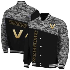 vanderbilt commodores camo patchwork black jacket fashion forward jacketwow