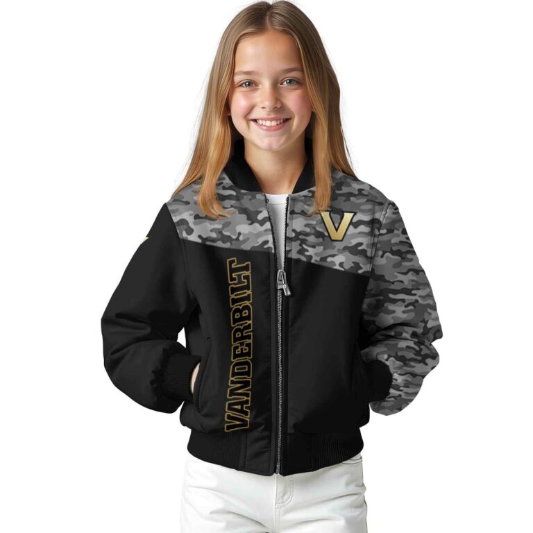 vanderbilt commodores camo patchwork black jacket top rated jacketwow