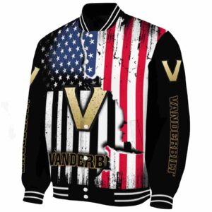 vanderbilt commodores patriotic theme black jacket best selling jacketwow