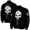 vanderbilt commodores punisher skull black white jacket fashion forward jacketwow
