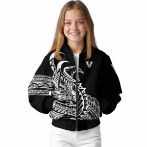 vanderbilt commodores tribal art black white black jacket top rated jacketwow