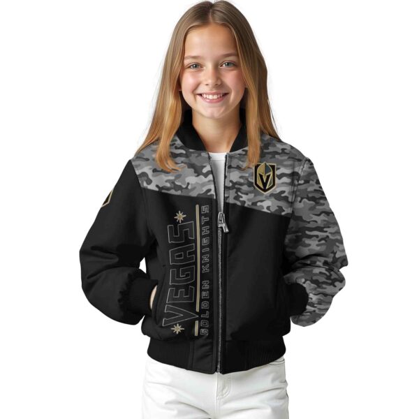 vegas golden knights camo patchwork black jacket top rated jacketwow