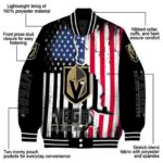vegas golden knights patriotic theme black jacket best selling jacketwow