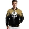vegas golden knights punisher skull tan black white jacket high quality jacketwow