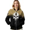 vegas golden knights punisher skull tan black white jacket latest model jacketwow
