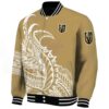 vegas golden knights tribal art tan white black jacket best selling jacketwow