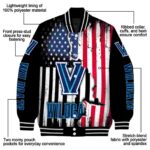 villanova wildcats patriotic theme black jacket best selling jacketwow