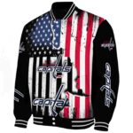 washington capitals patriotic theme black jacket best selling jacketwow