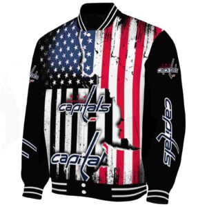 washington capitals patriotic theme black jacket best selling jacketwow