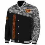 washington commanders camo patchwork black jacket best selling jacketwow