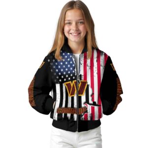 washington commanders patriotic theme black jacket top rated jacketwow