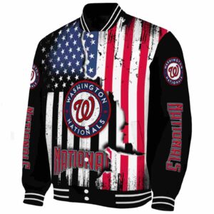 washington nationals patriotic theme black jacket best selling jacketwow