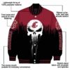 washington state cougars punisher skull crimson black white jacket new arrival jacketwow