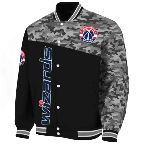 washington wizards camo patchwork black jacket best selling jacketwow