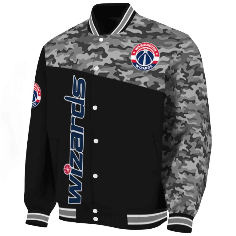washington wizards camo patchwork black jacket best selling jacketwow