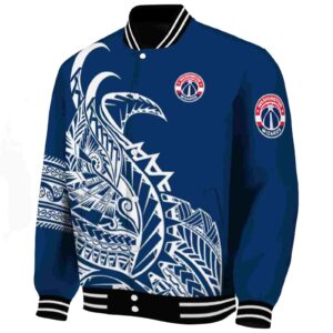 washington wizards tribal art blue white black jacket best selling jacketwow