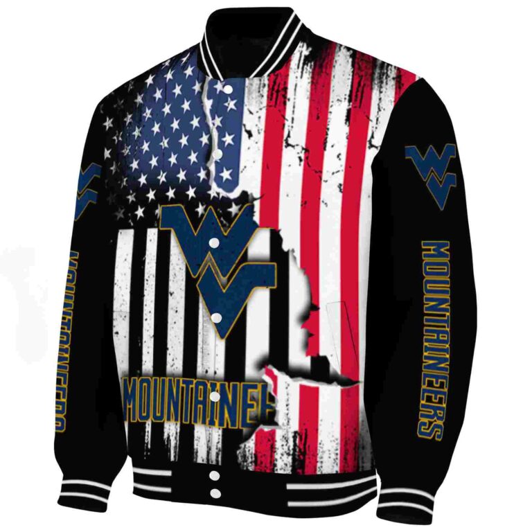 west virginia mountaineers patriotic theme black jacket best selling jacketwow