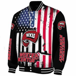 western kentucky hilltoppers patriotic theme black jacket best selling jacketwow