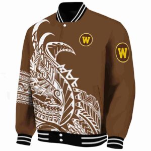 western michigan broncos tribal art brown white black jacket best selling jacketwow