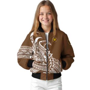 western michigan broncos tribal art brown white black jacket top rated jacketwow