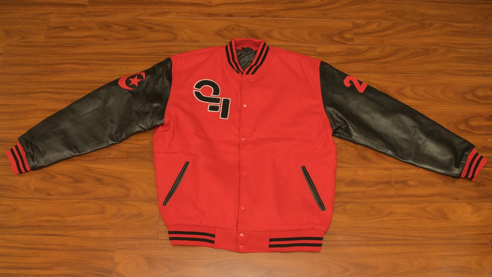 what material is a varisty jacket 2 Cotton Twill