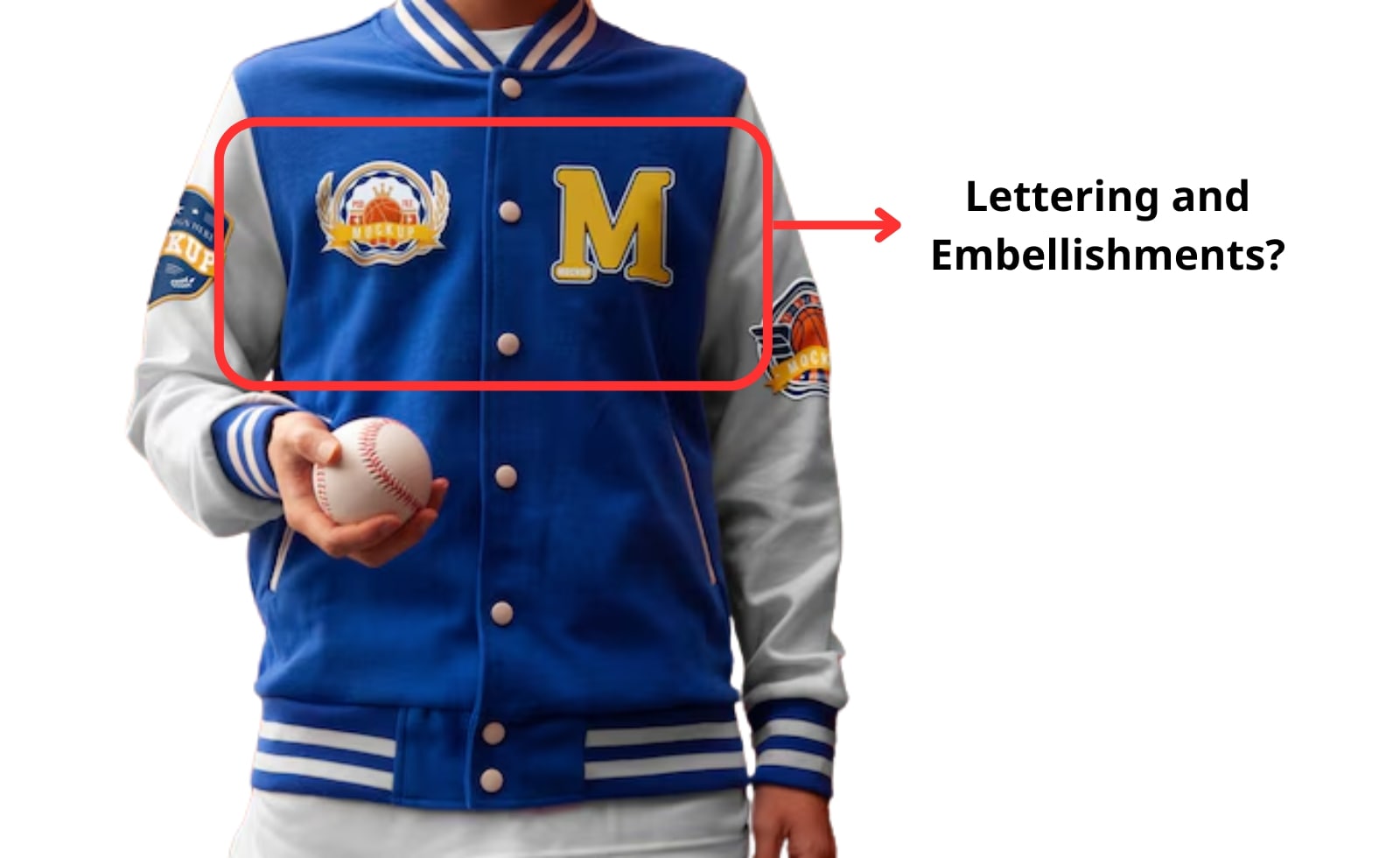 how to design a varsity jacket 11 Lettering And Embellishments “Up”!