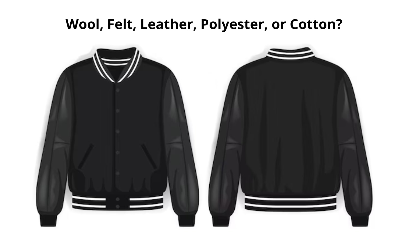 how to design a varsity jacket 14 Some Great Fabrics And Materials Like Wool, Felt, Leather, Polyester, And Cotton