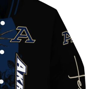 akron zips hands in prayer blue black jacket premium grade