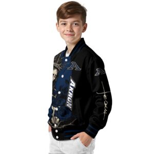 akron zips hands in prayer blue black jacket trendy