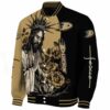 anaheim ducks hands in prayer gold black jacket best selling