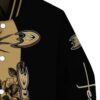 anaheim ducks hands in prayer gold black jacket premium grade