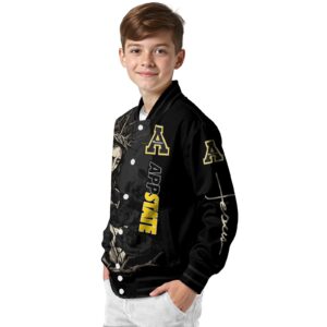 appalachian state mountaineers hands in prayer black jacket trendy