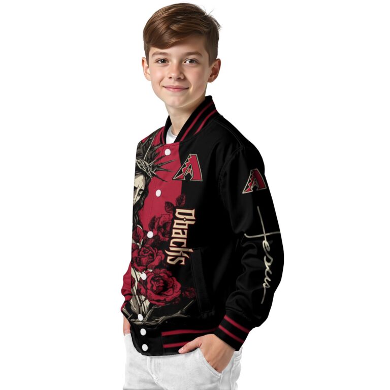 arizona diamondbacks hands in prayer red black jacket trendy