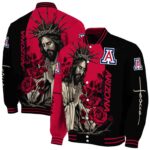 arizona wildcats hands in prayer red black jacket best selling