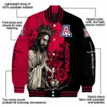 arizona wildcats hands in prayer red black jacket best selling