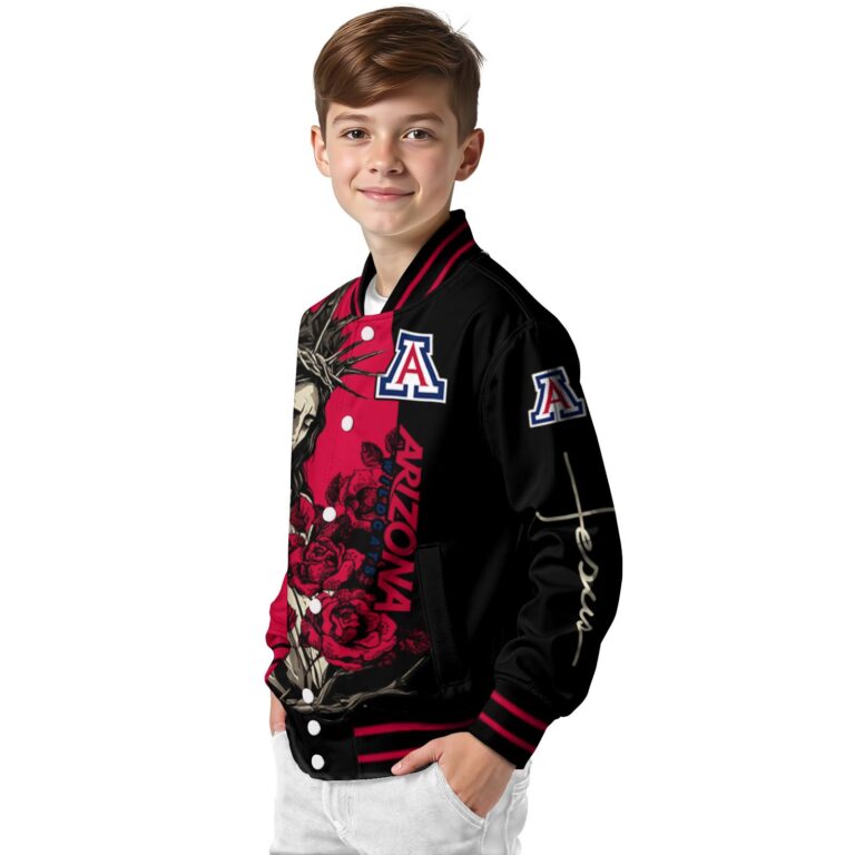 arizona wildcats hands in prayer red black jacket trendy