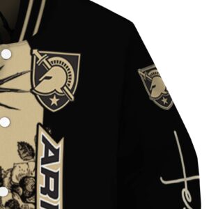 army black knights hands in prayer gold black jacket premium grade