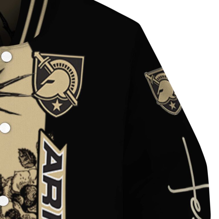 army black knights hands in prayer gold black jacket premium grade
