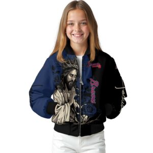 atlanta braves hands in prayer navy black jacket top rated