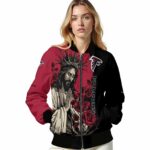 atlanta falcons hands in prayer red black jacket best selling