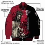 atlanta falcons hands in prayer red black jacket best selling