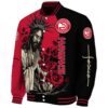 atlanta hawks hands in prayer red black jacket best selling