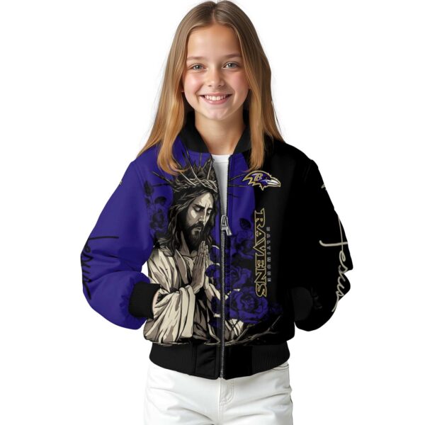baltimore ravens hands in prayer purple black jacket top rated