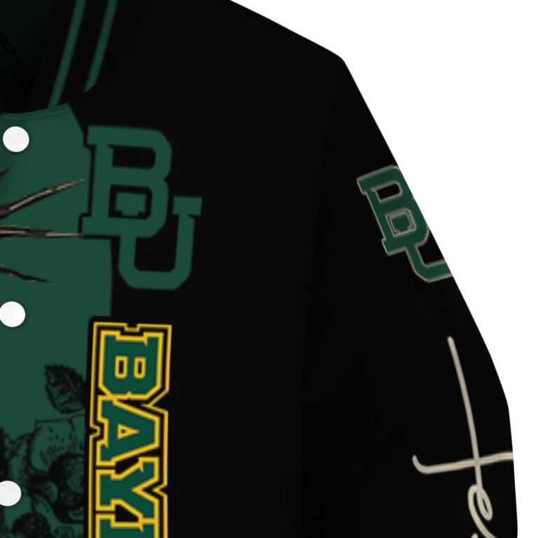 baylor bears hands in prayer green black jacket premium grade