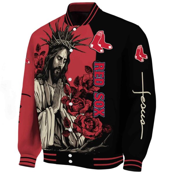 boston red sox hands in prayer red black jacket best selling
