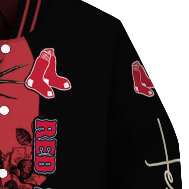 boston red sox hands in prayer red black jacket premium grade
