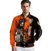 bowling green falcons hands in prayer orange black jacket high quality