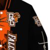bowling green falcons hands in prayer orange black jacket premium grade