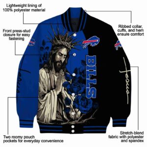 buffalo bills hands in prayer blue black jacket new arrival